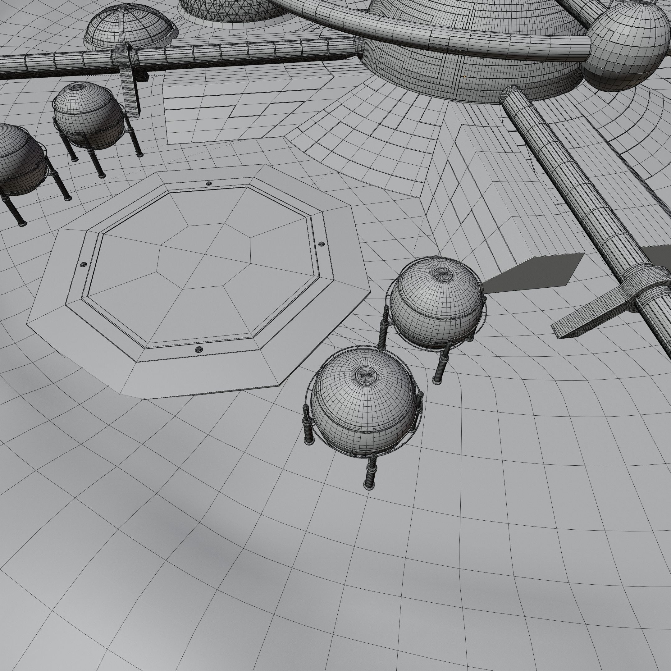 Mars Colony 4K PBR 3D model_11