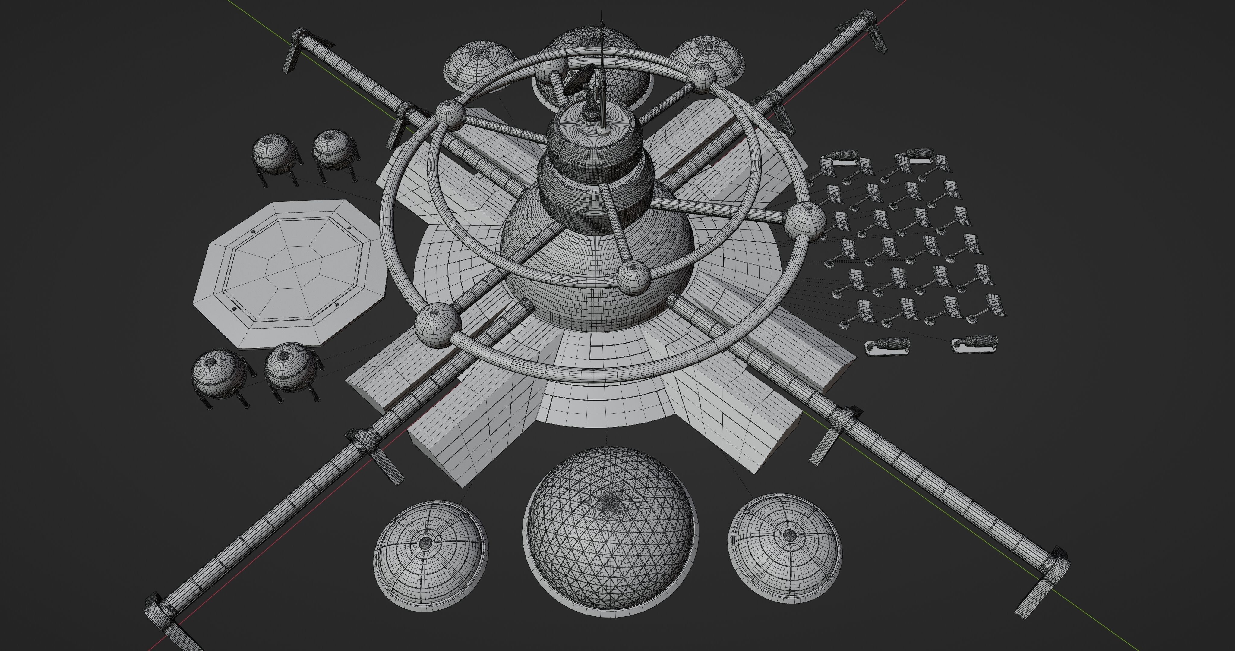 Mars Colony 4K PBR 3D model_14