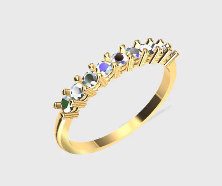 wedding ring Free 3D print model