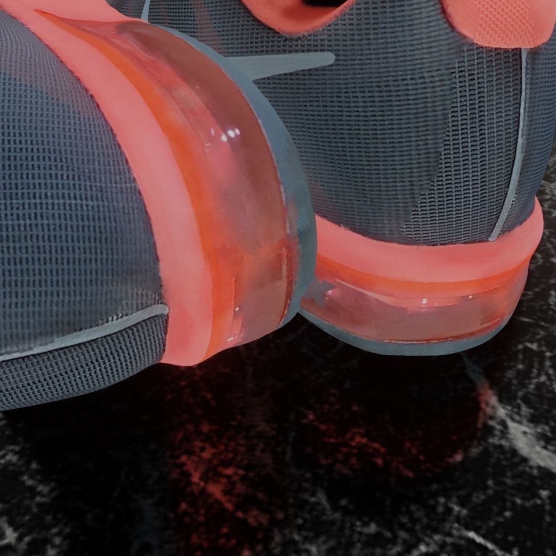 NIKE AIR MAX SEQUENT 3D SHOES Low-poly 3D model_10