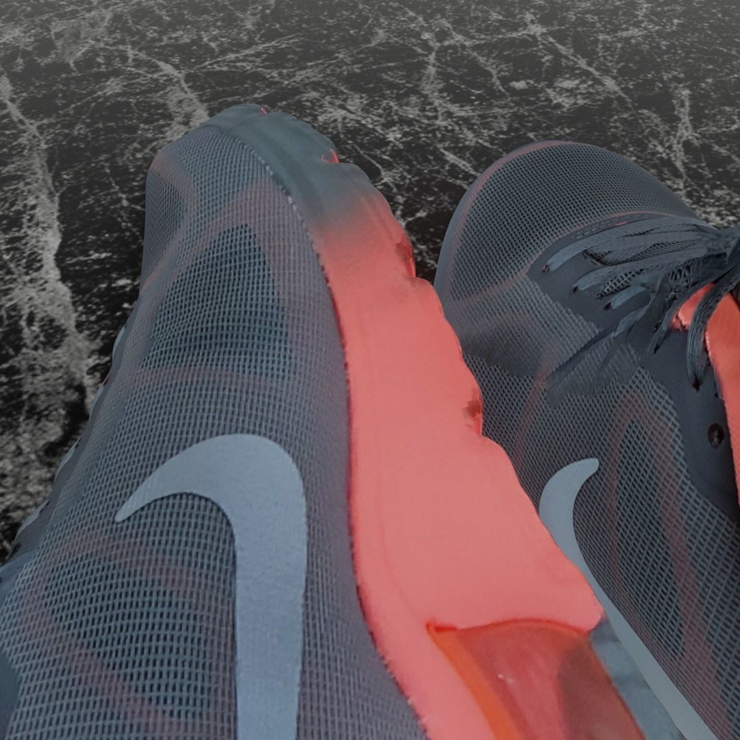 NIKE AIR MAX SEQUENT 3D SHOES Low-poly 3D model_9