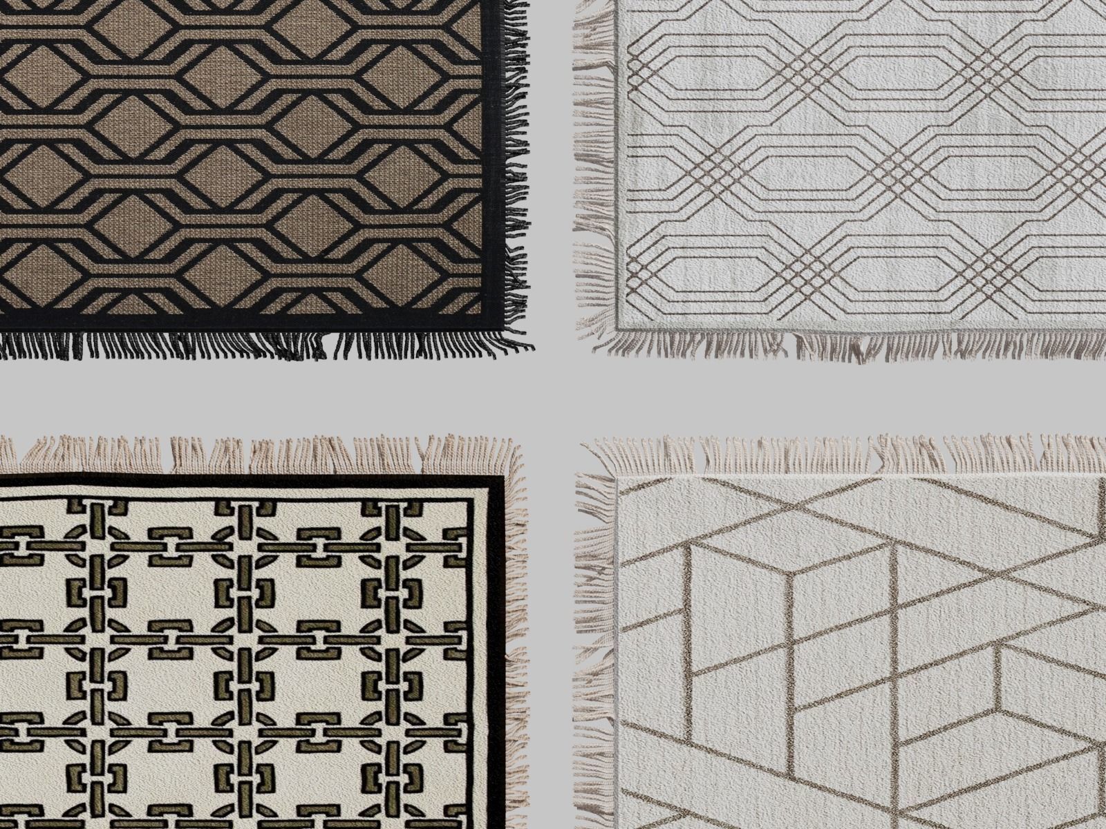 set carpets 3D model_1