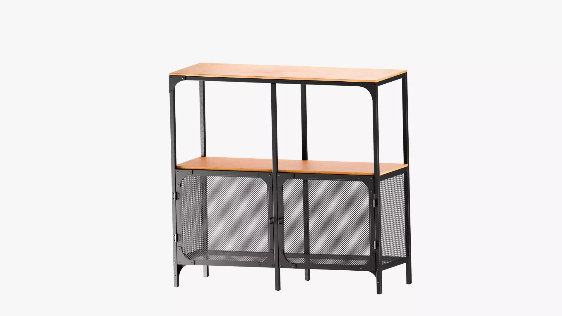 IKEA Shelving unit   Low-poly 3D model_0