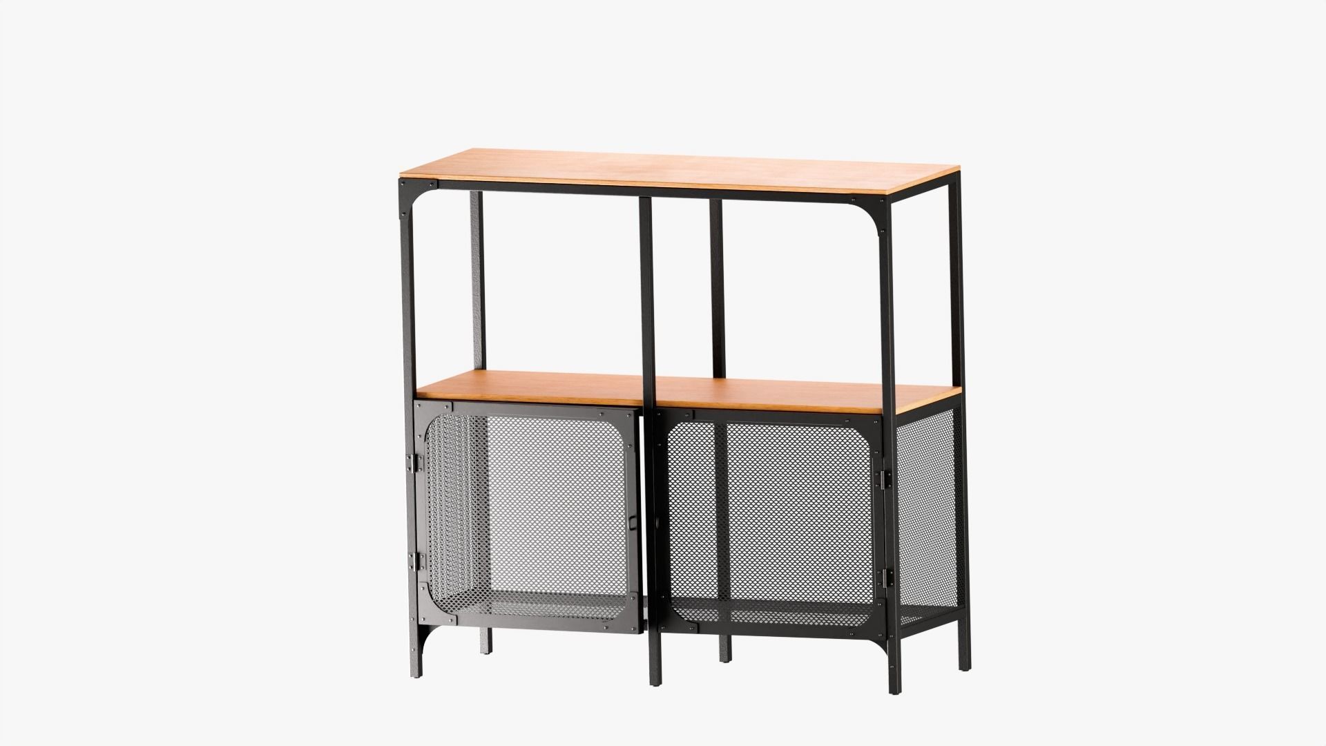 IKEA Shelving unit   Low-poly 3D model_1