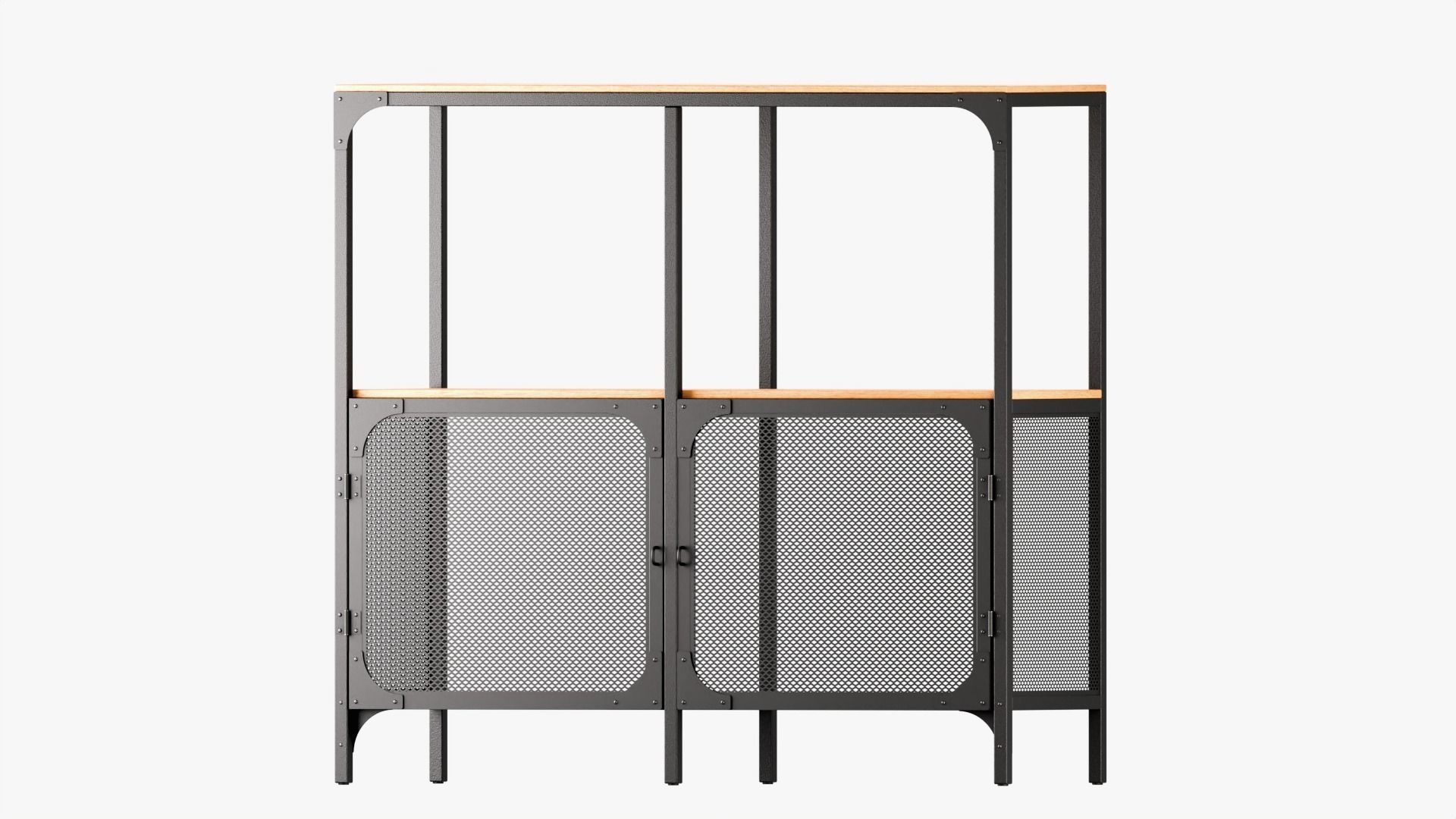 IKEA Shelving unit   Low-poly 3D model_4