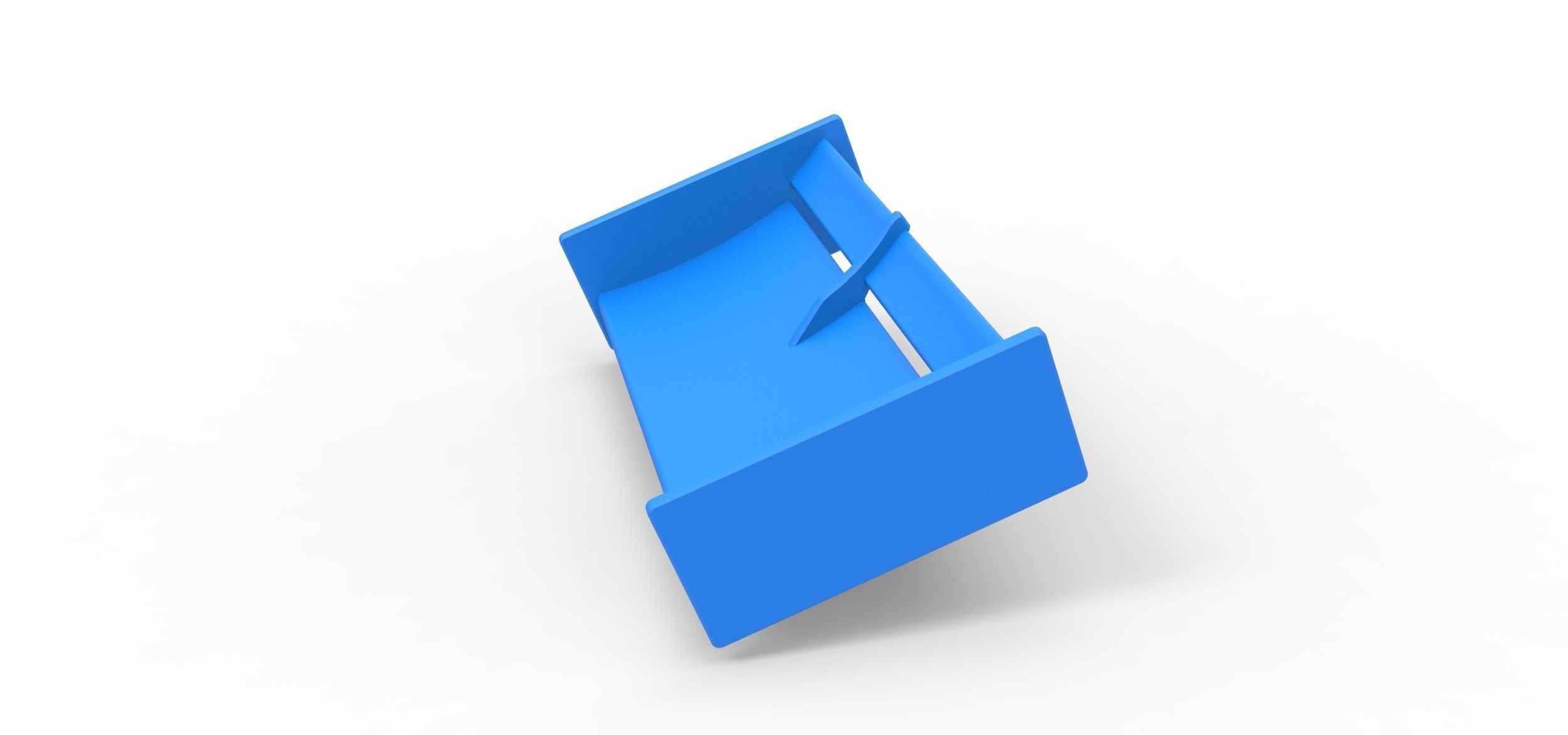 Wing of Supermodified front engine race car Scale 1 to 25 3D print model_7