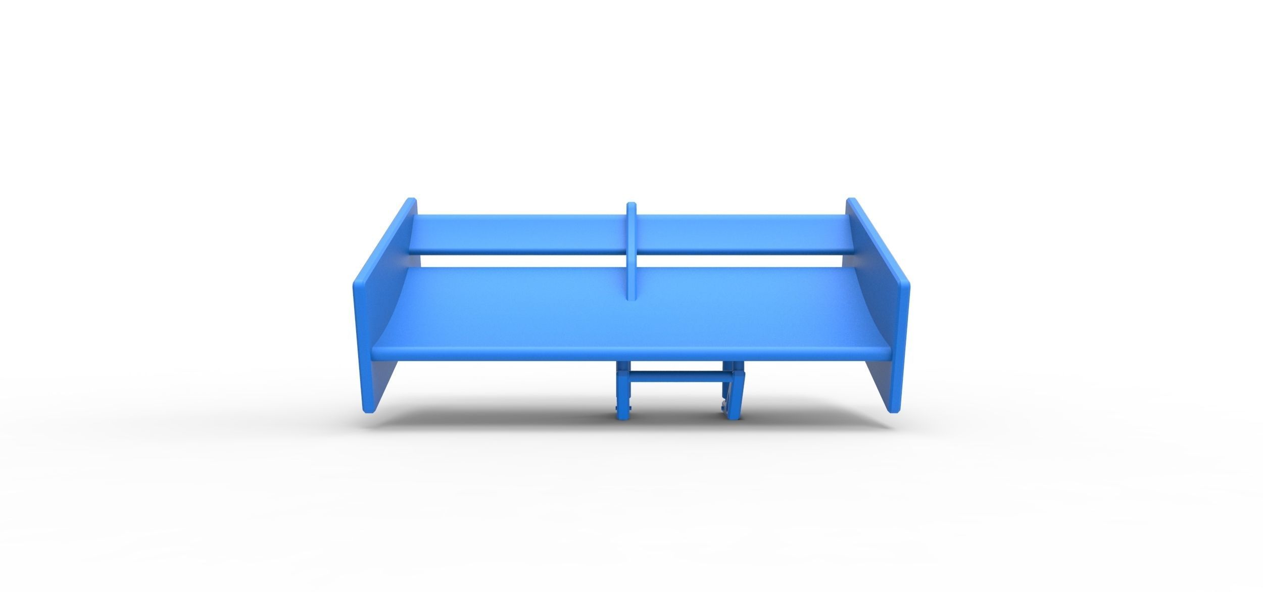 Wing of Supermodified front engine race car Scale 1 to 25 3D print model_3