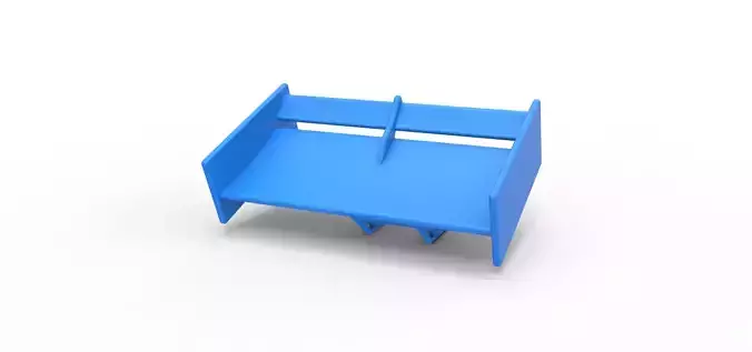 Wing of Supermodified front engine race car Scale 1 to 25
