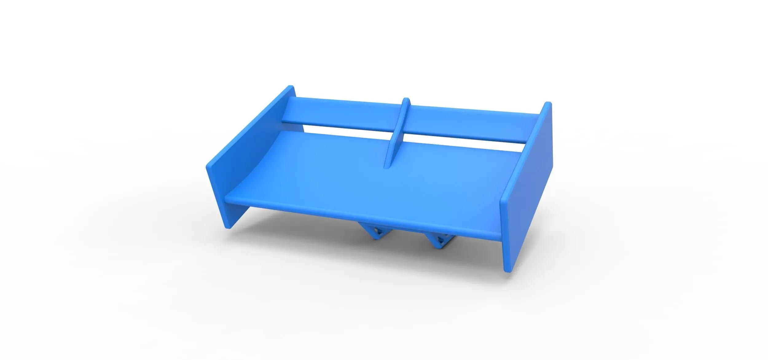 Wing of Supermodified front engine race car Scale 1 to 25 3D print model_0