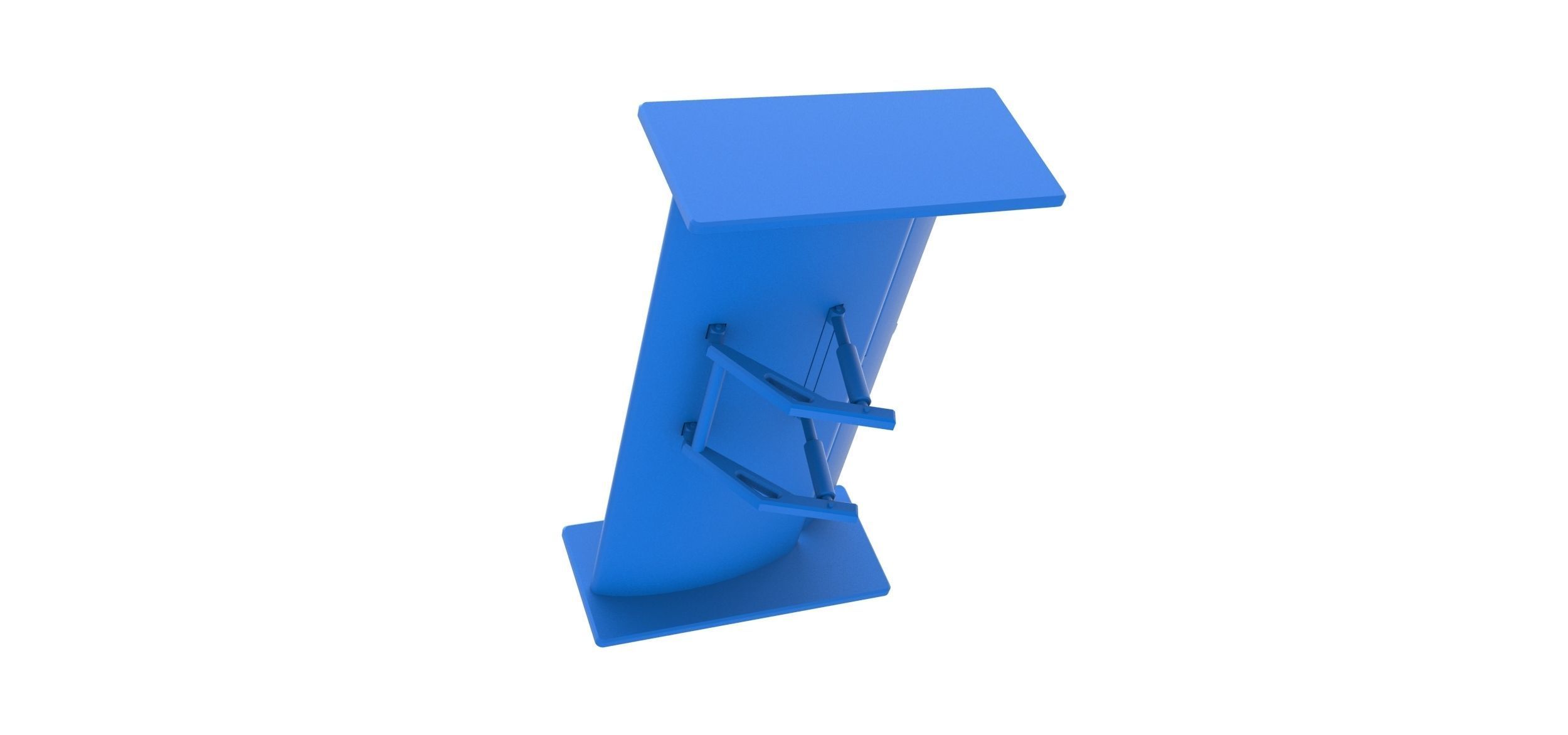 Wing of Supermodified front engine race car Scale 1 to 25 3D print model_8