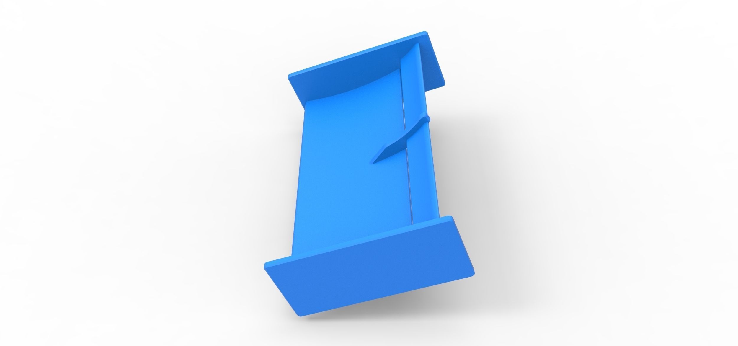 Wing of Supermodified front engine race car Scale 1 to 25 3D print model_10