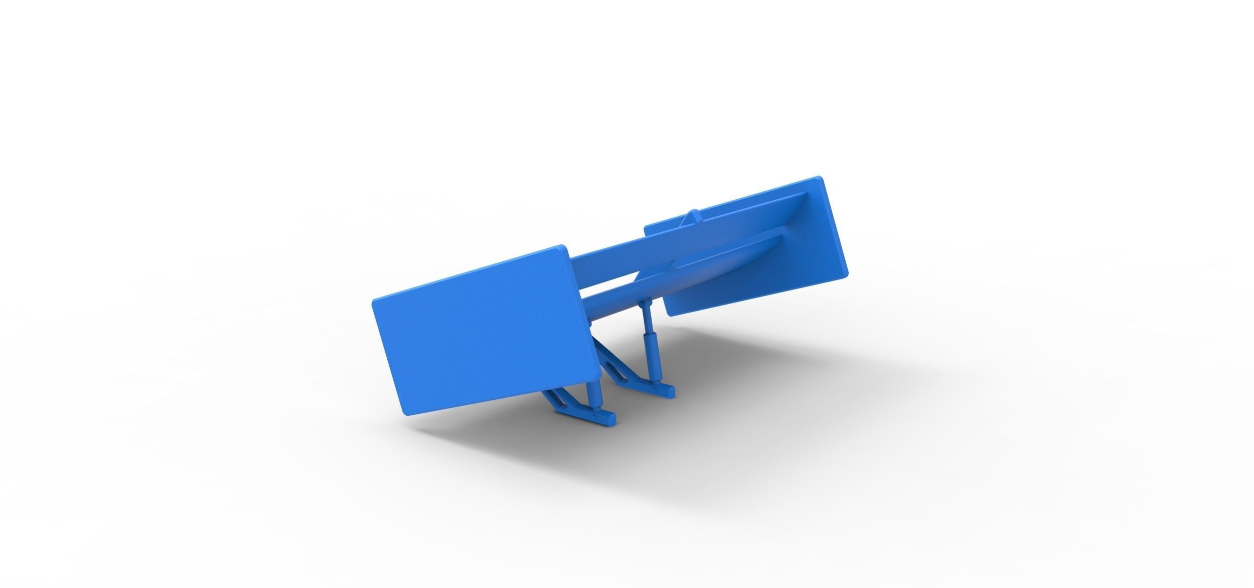 Wing of Supermodified front engine race car Scale 1 to 25 3D print model_11