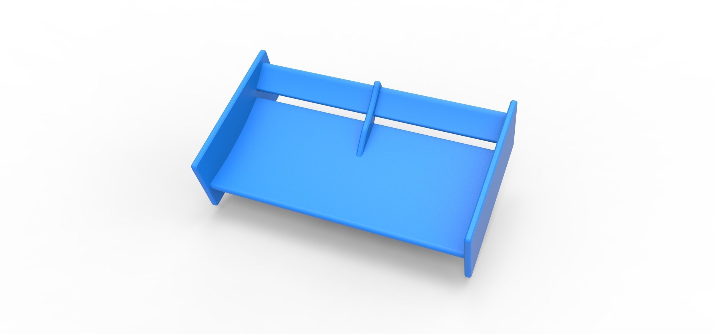 Wing of Supermodified front engine race car Scale 1 to 25 3D print model_1