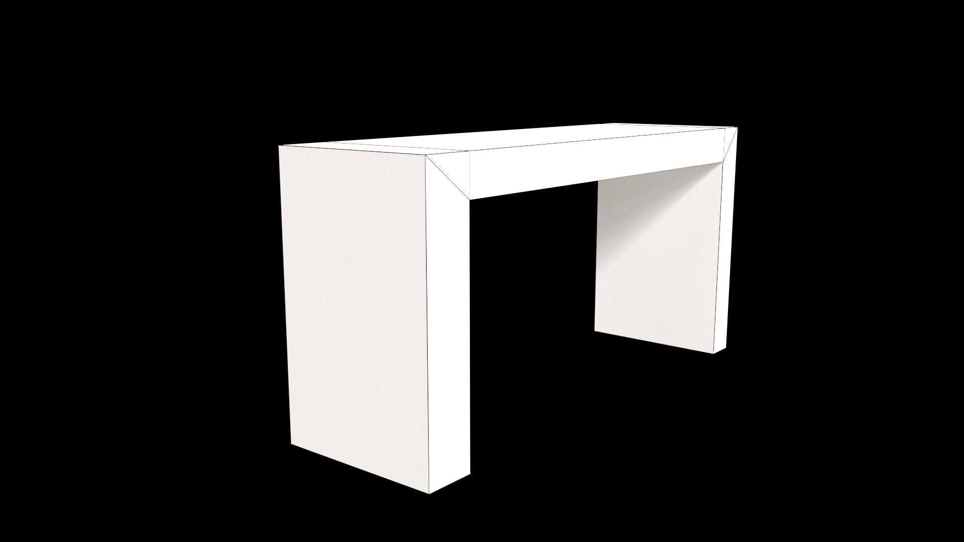 desk ST 21 Laurameroni 3D model_1