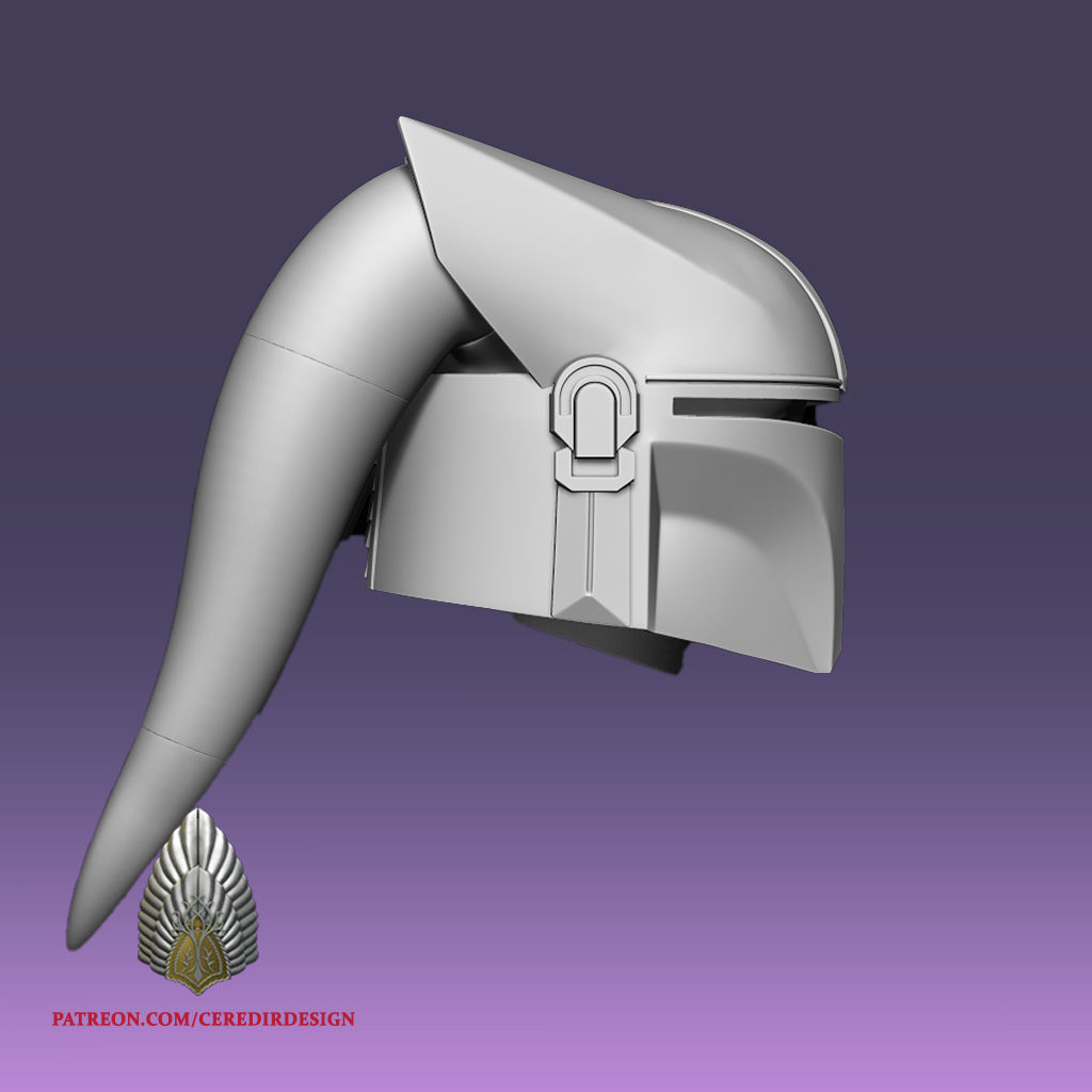 Mandalorian Twilek Helmet 3d digital download 3D print model_5