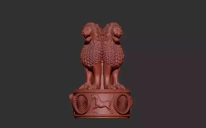 ashoka stambh 3D 