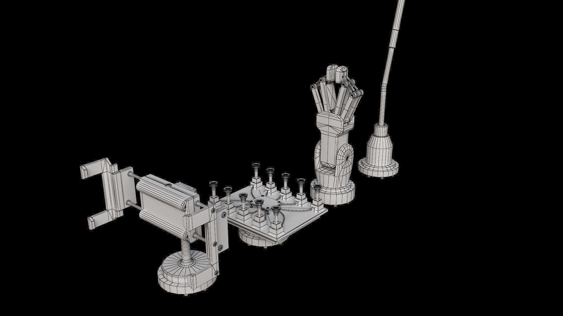 Industrial Robot Big 3D model_17