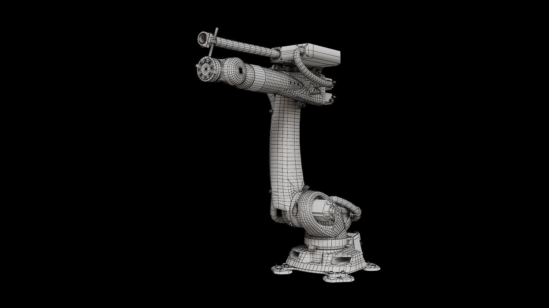 Industrial Robot Big 3D model_12