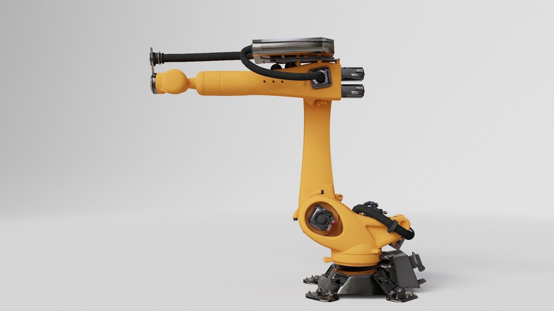 Industrial Robot Big 3D model_7