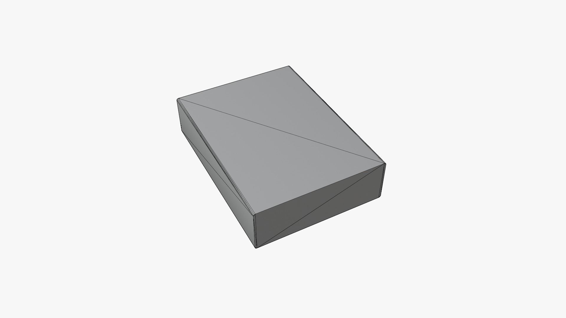 Old soviet matchboxes Low-poly 3D model_13