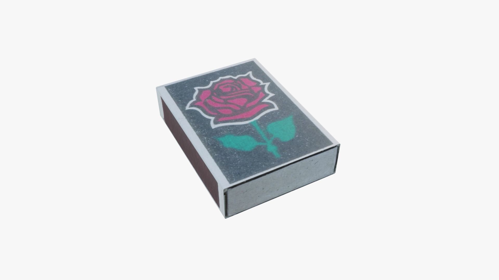 Old soviet matchboxes Low-poly 3D model_6