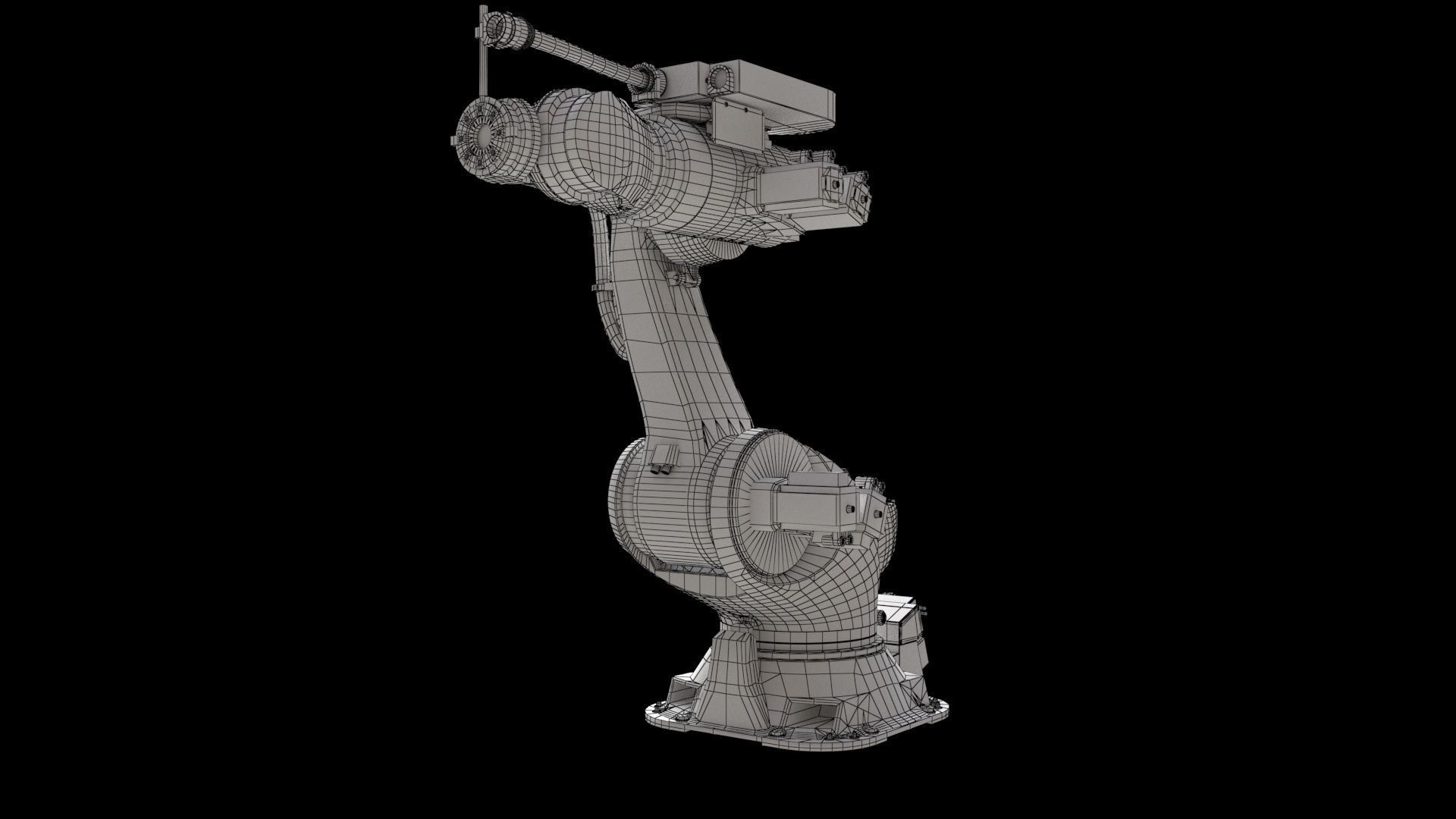 Robots industrial bigger 3D model_2