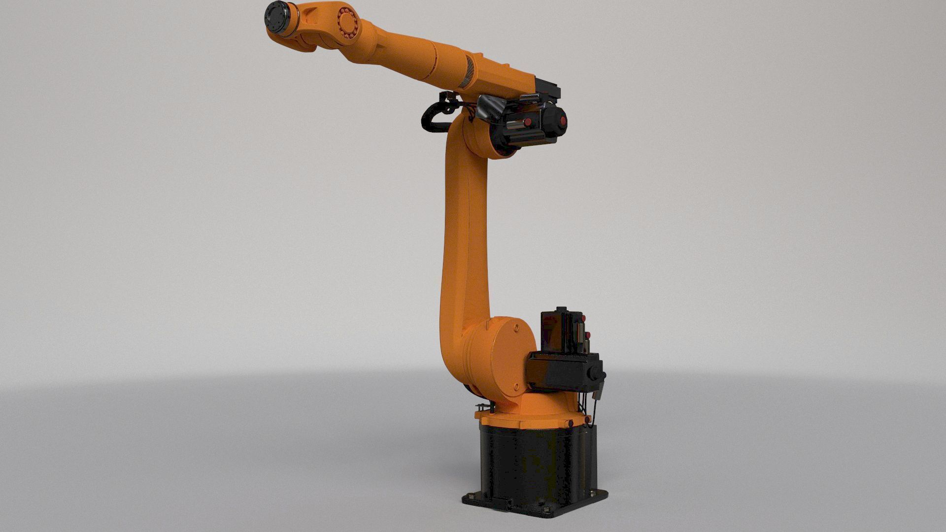 industrial Robots small 3D model_7