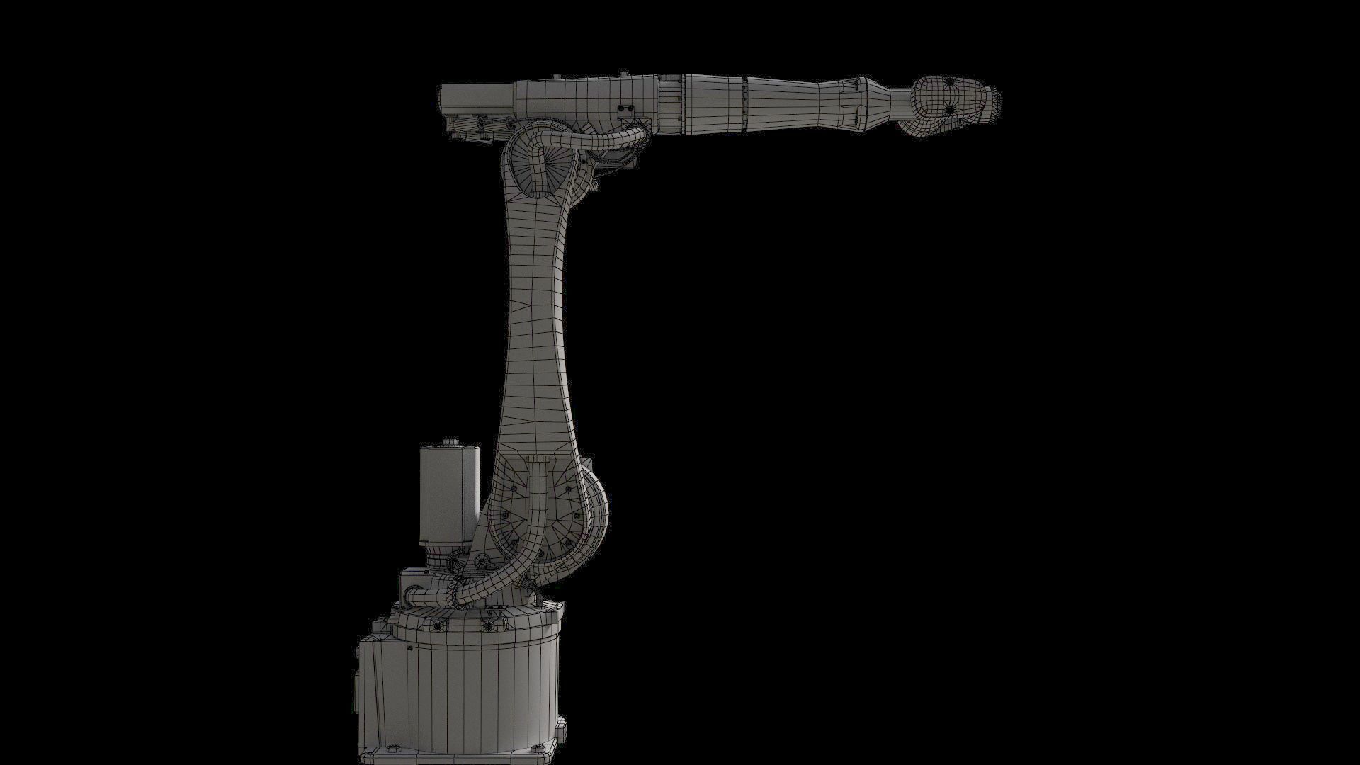 industrial Robots small 3D model_5