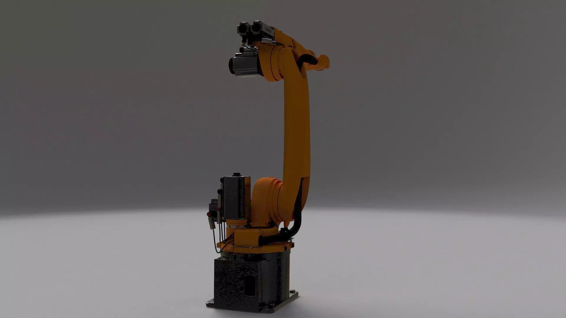 industrial Robots small 3D model_0