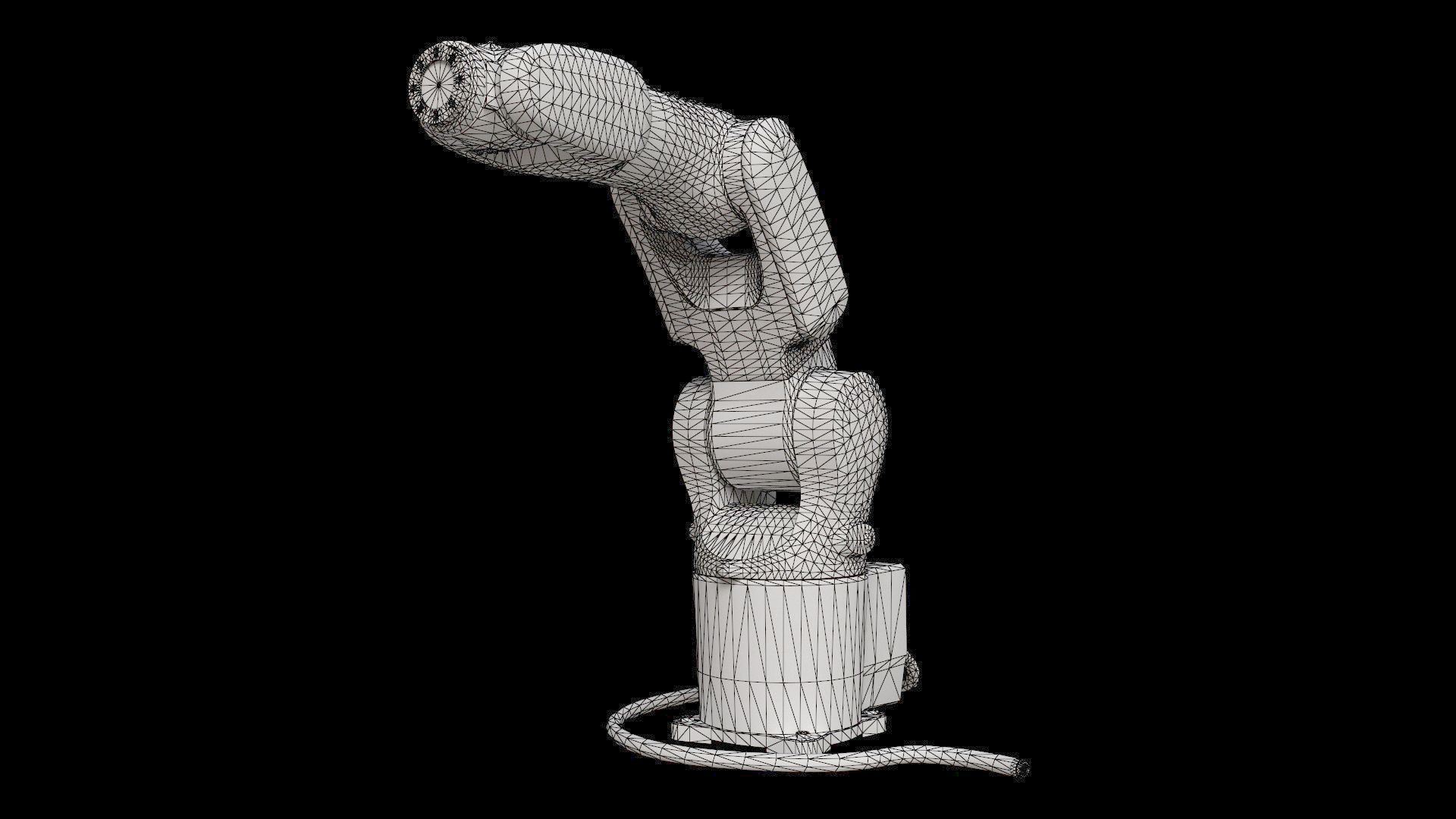 industrial Robots smaller 3D model_12