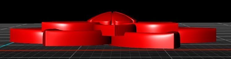 organic flower zbush version  3D print model_10