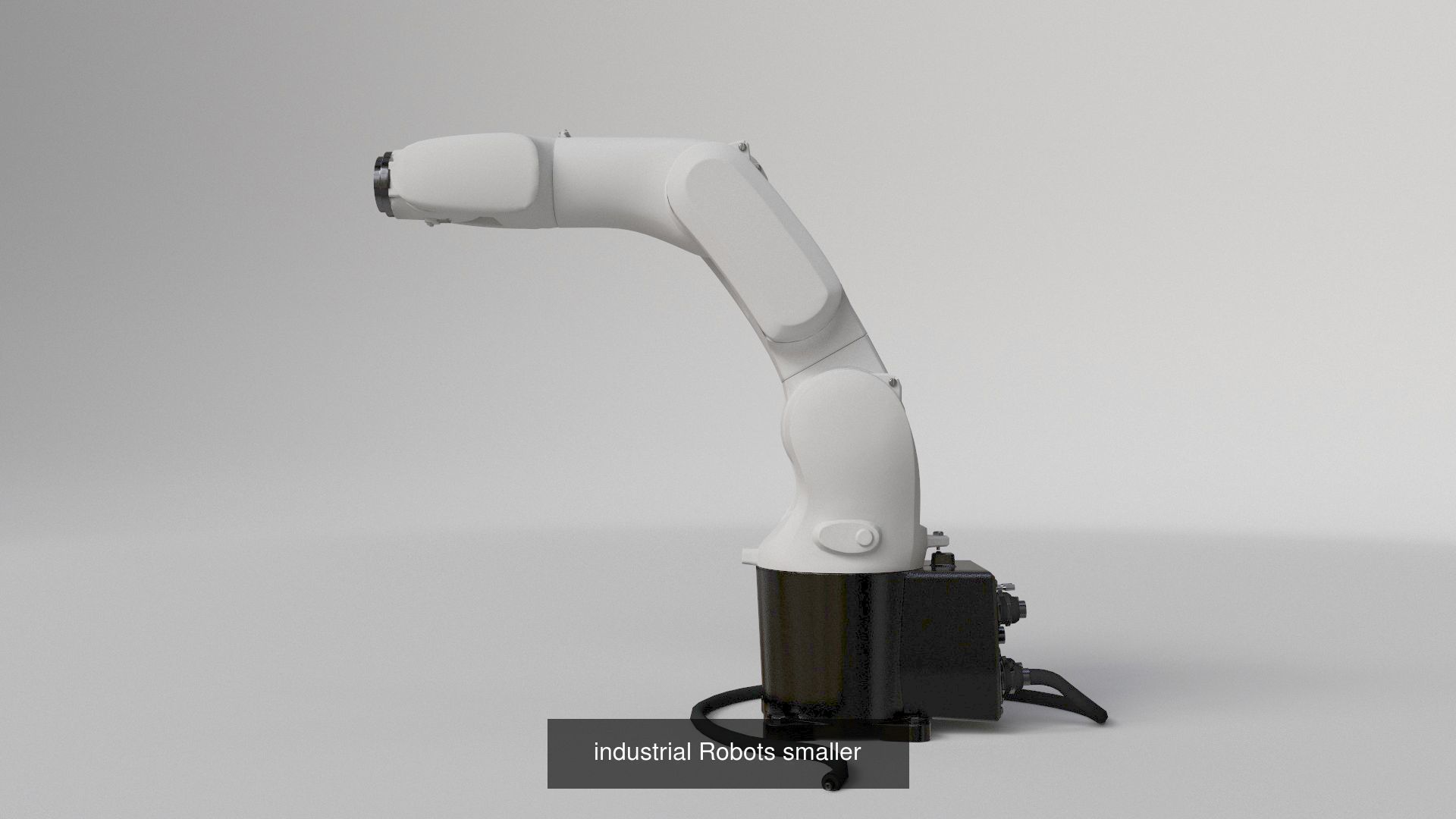 4 industrial Robots and 4 differents head 3D Model Collection_4