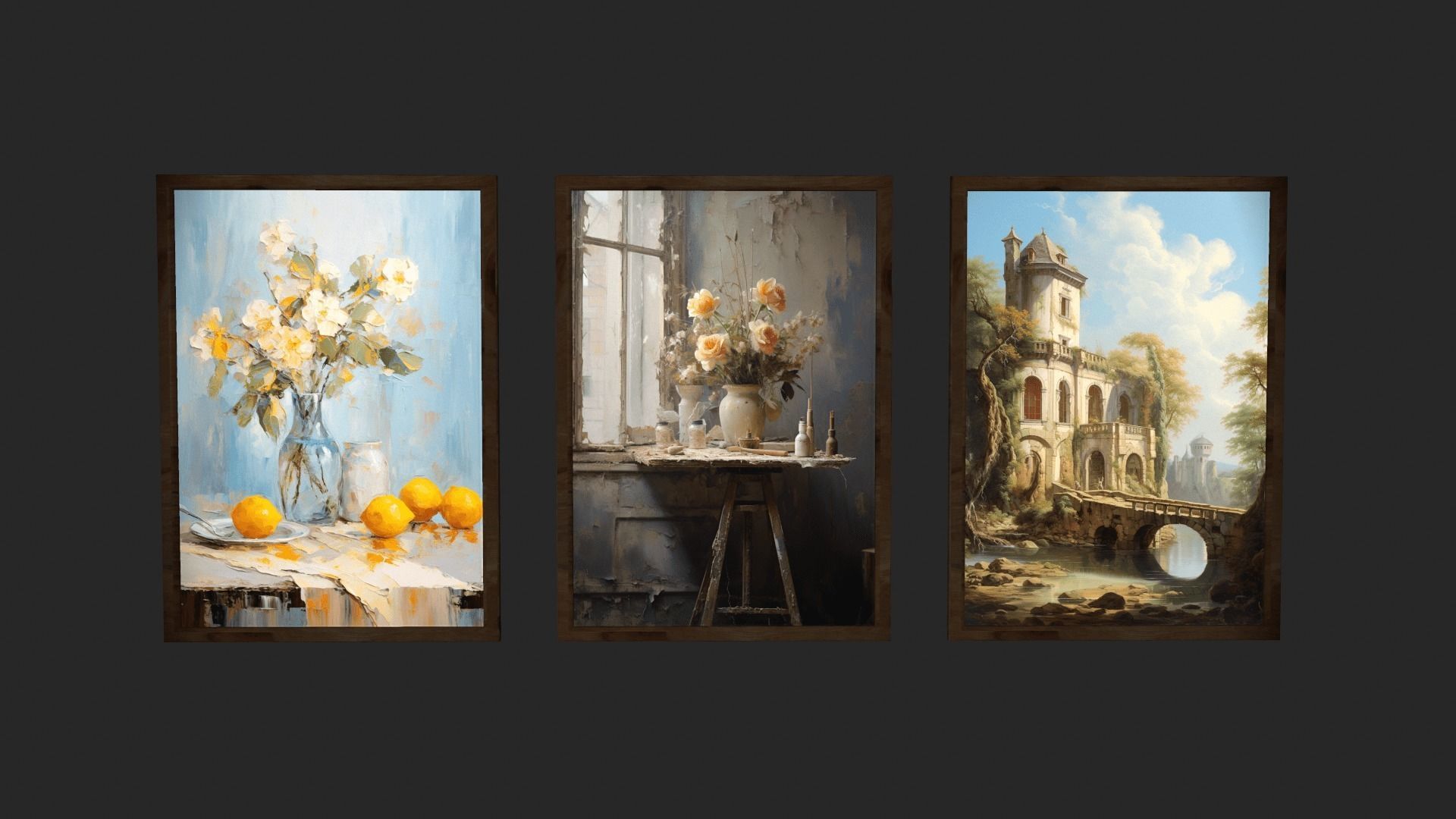 Library Low-poly 3D model_13