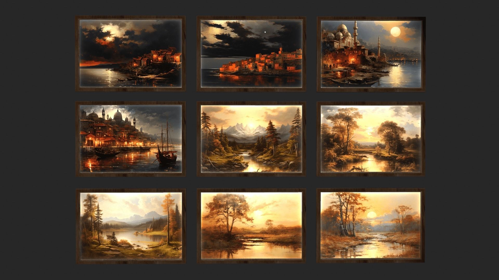 Library Low-poly 3D model_15