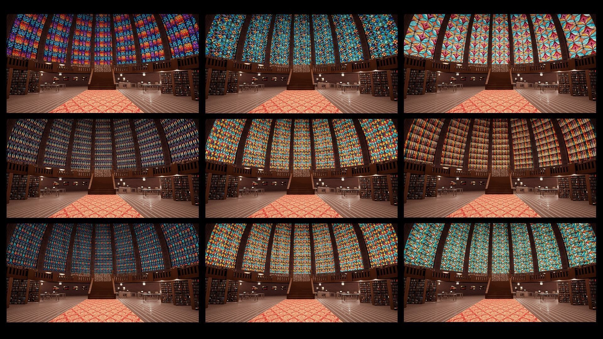 Library Low-poly 3D model_33