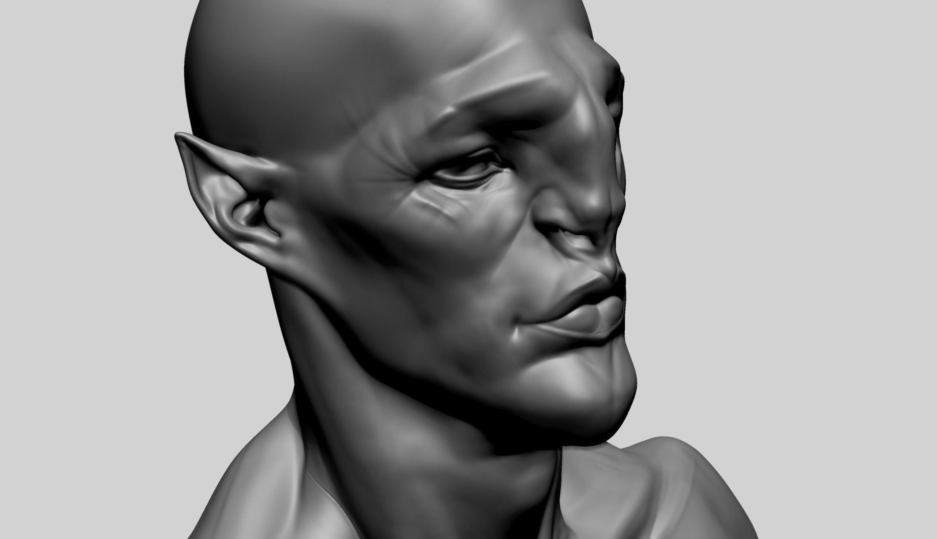 Base Creature Body B 3D model_14