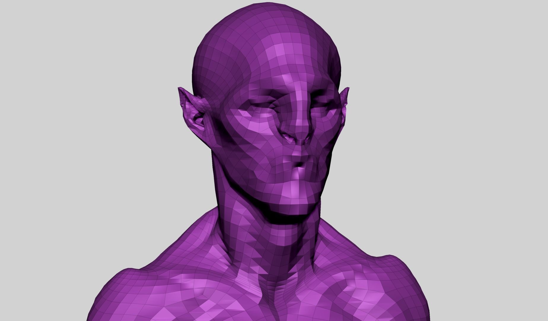 Base Creature Body B 3D model_15