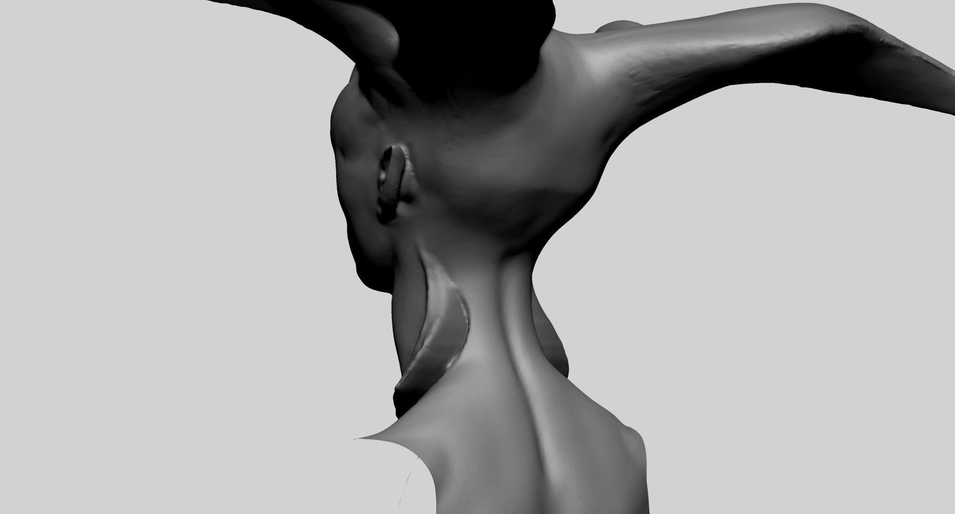 Fantasy Female Head T 3D model_5