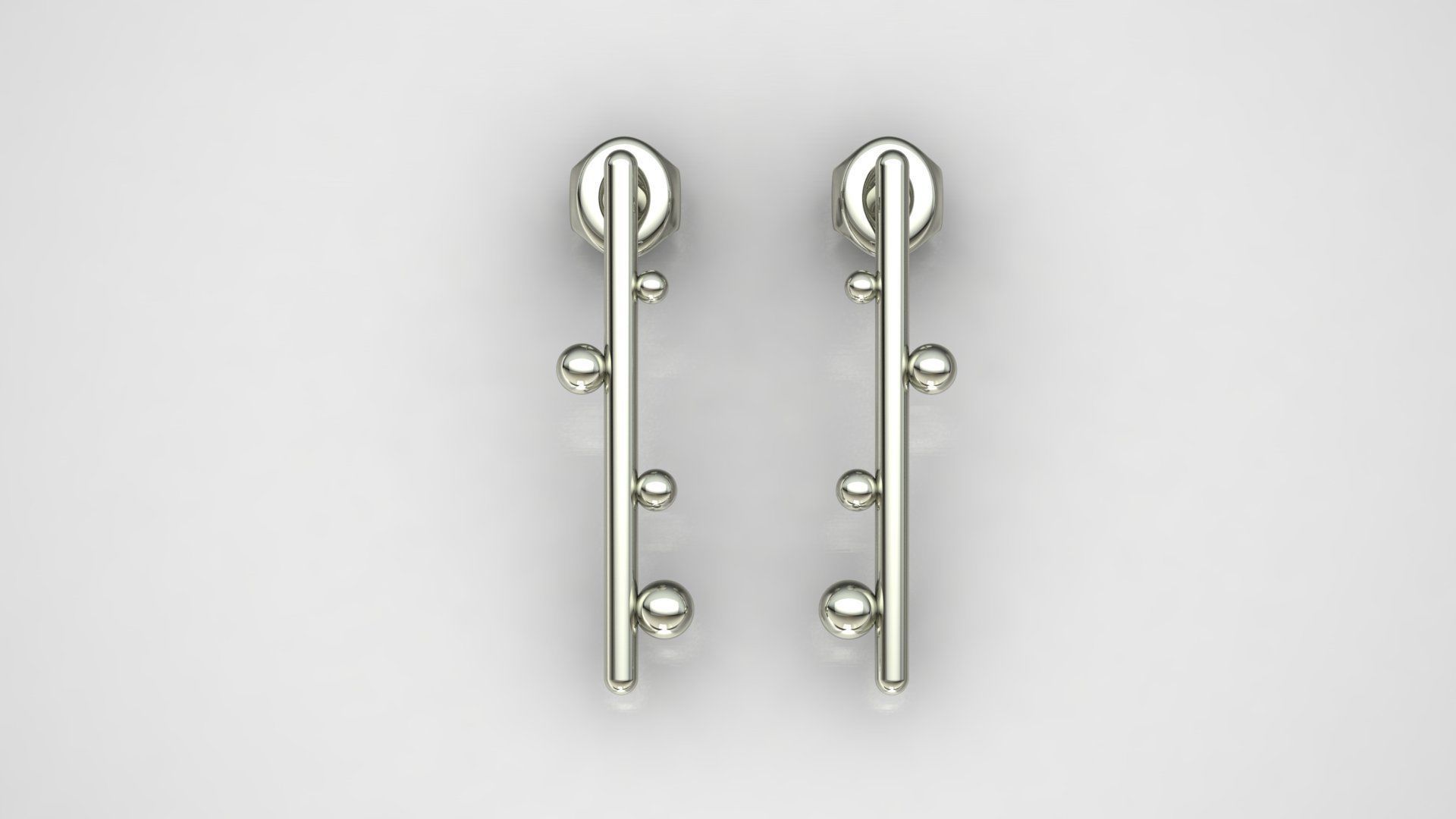 Earrings 21 Free 3D print model_1