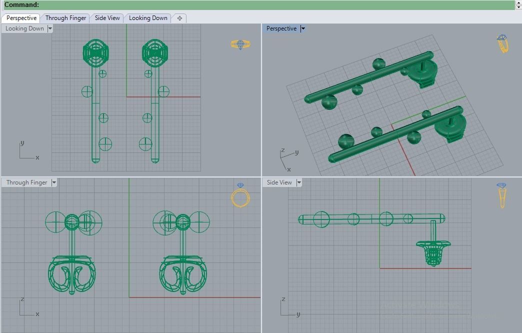 Earrings 21 Free 3D print model_4