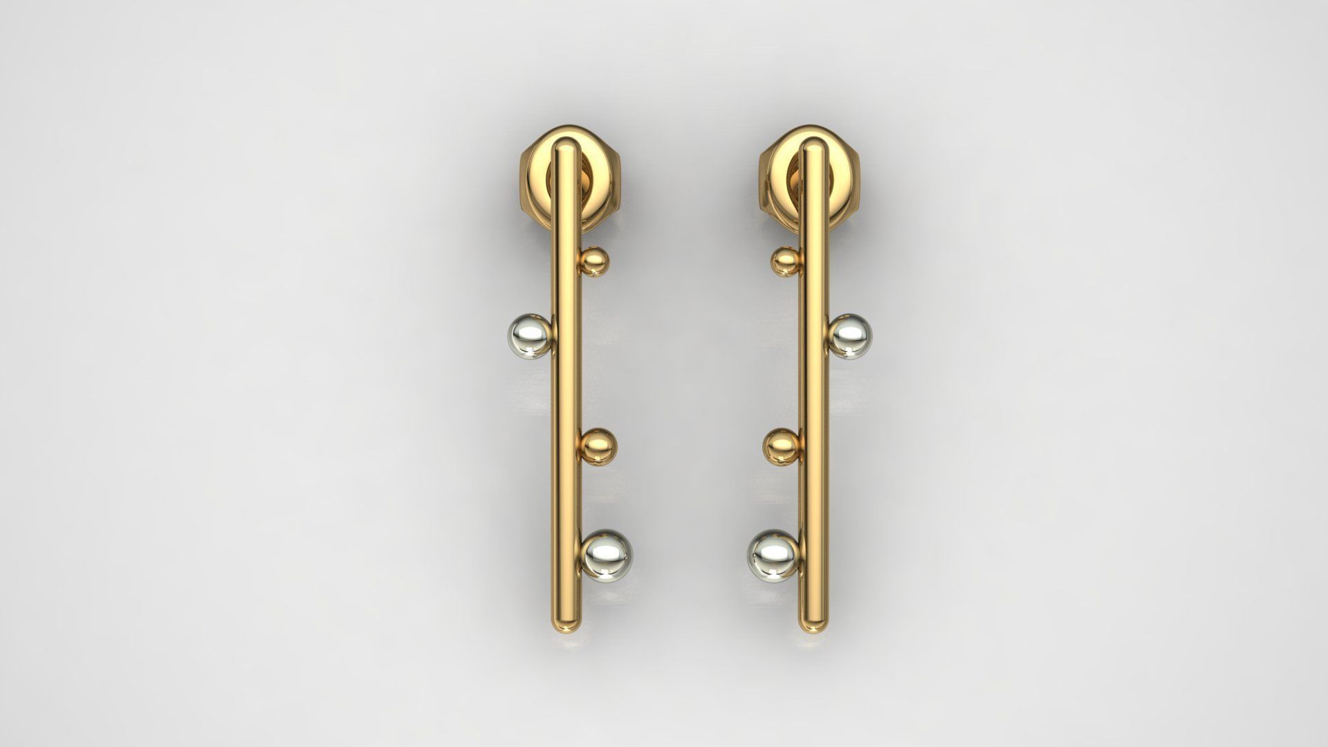 Earrings 21 Free 3D print model_2