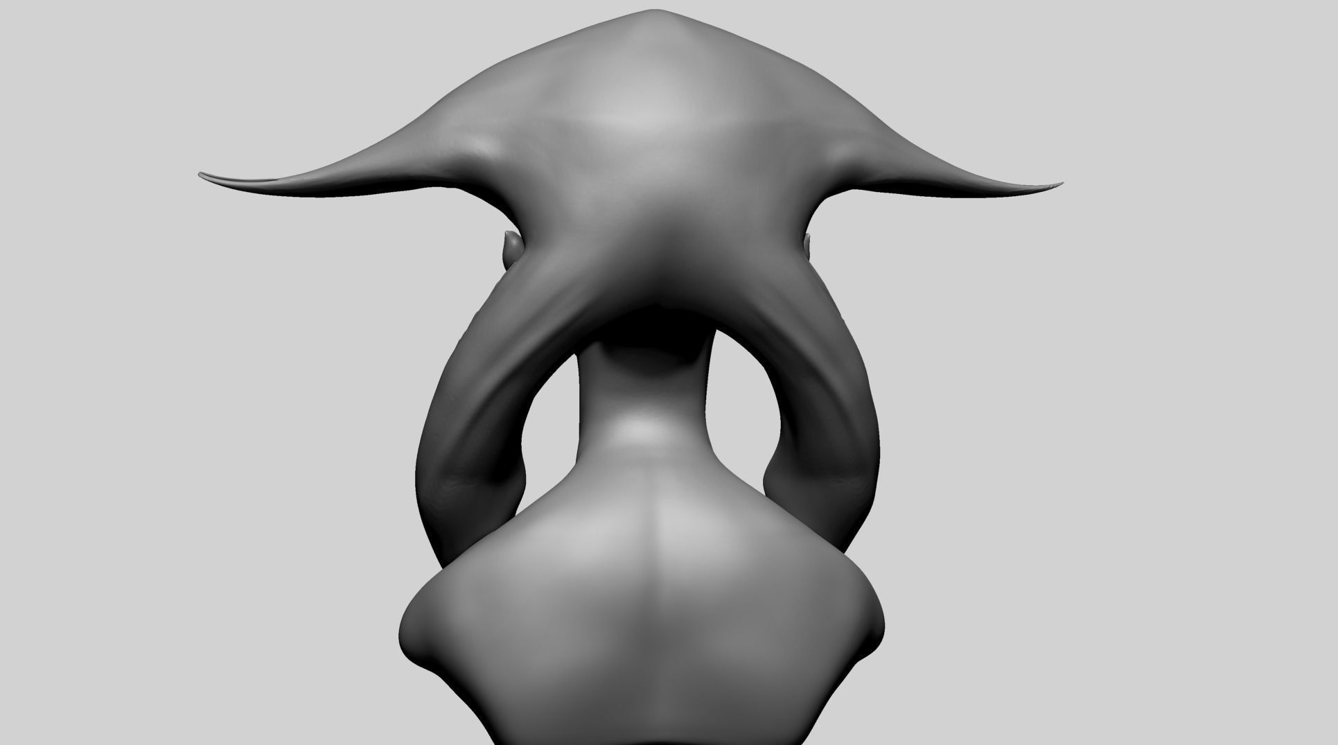 Fantasy Female Head B1 3D model_8