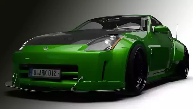 Nissan 350 Z Nismo   Low-poly 3D model