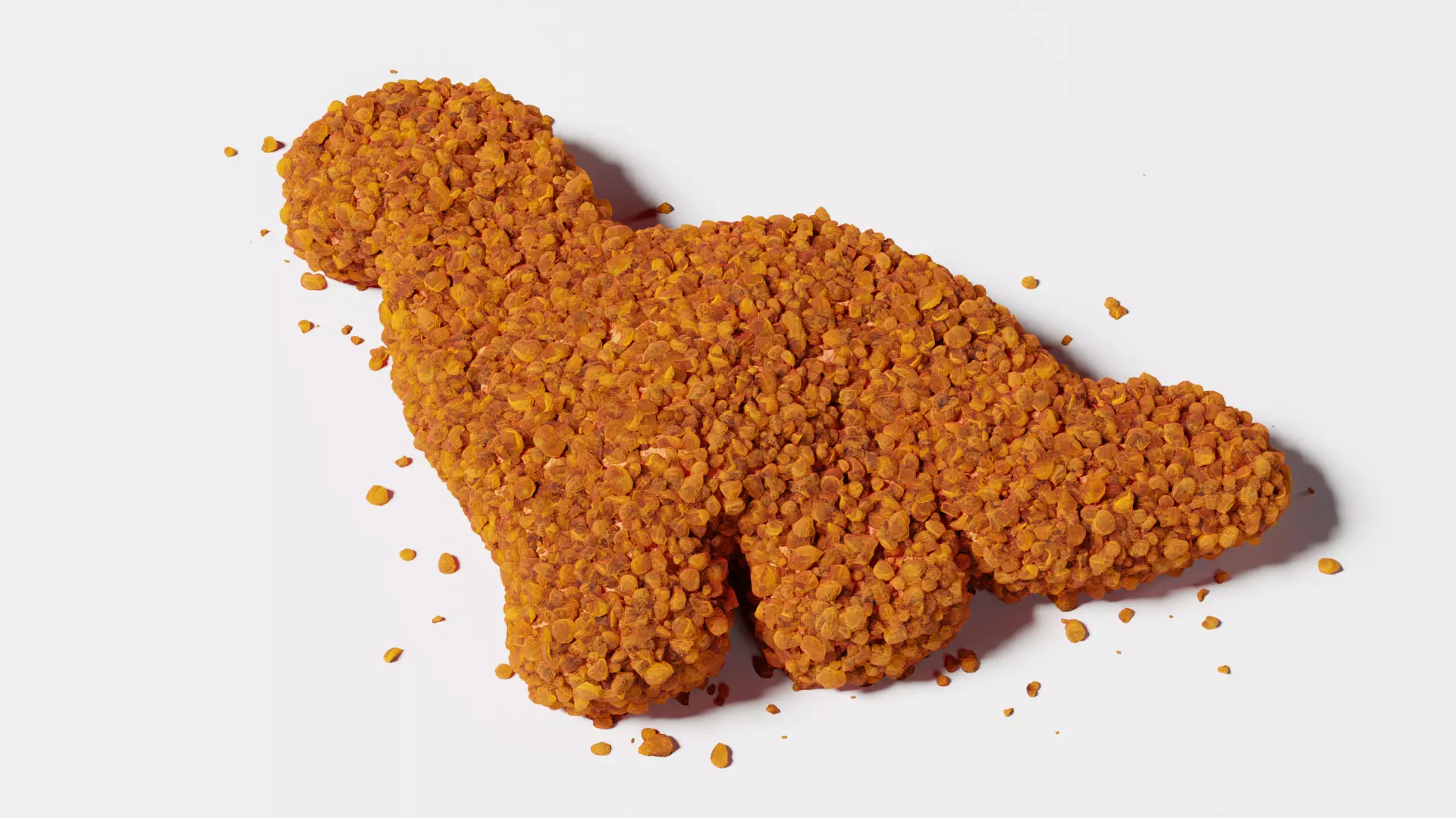 Dino Nugget Free 3D model_0