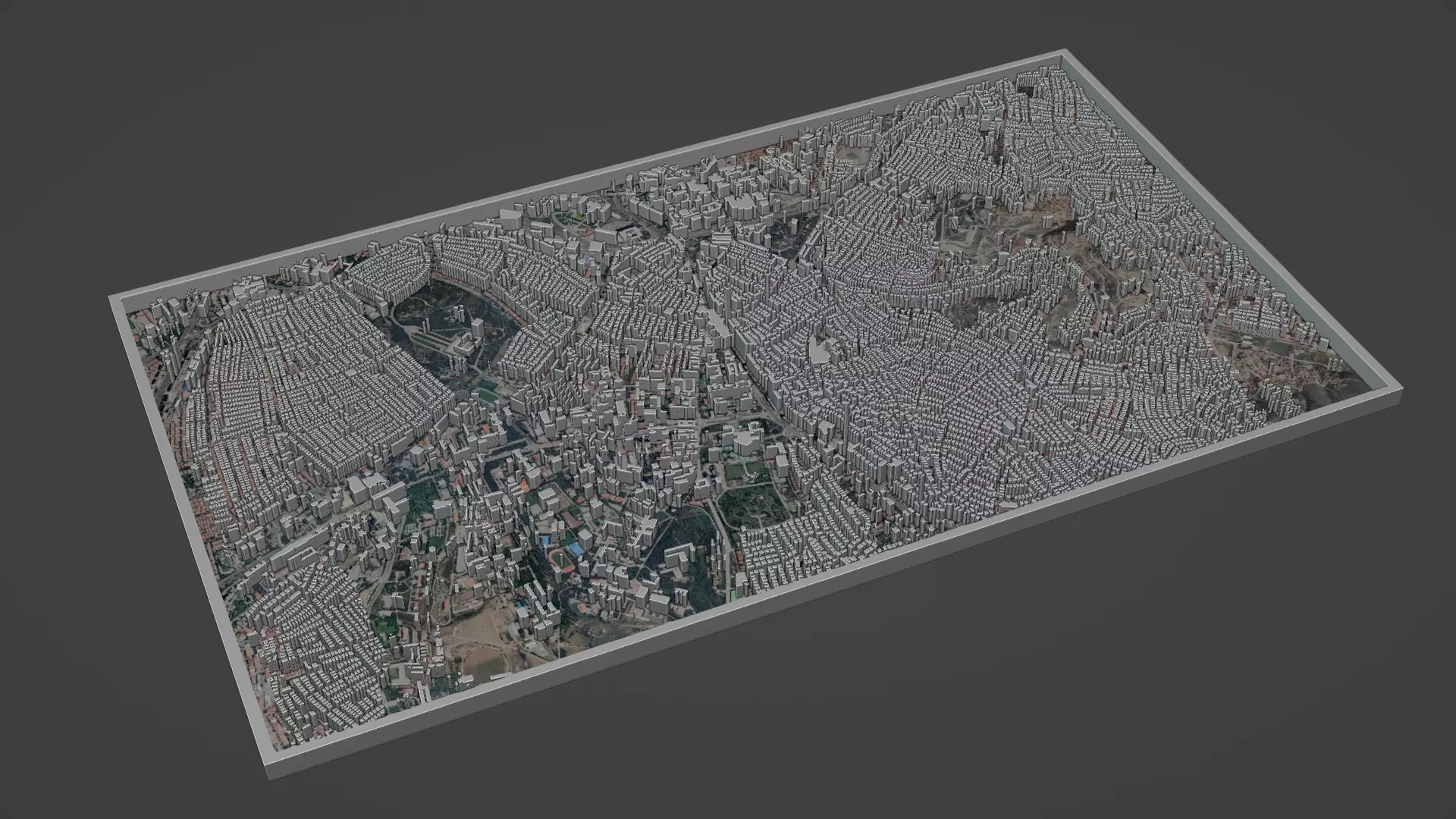ankara City Low-poly 3D model