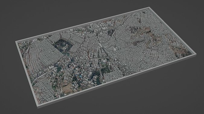 ankara City Low-poly 3D model