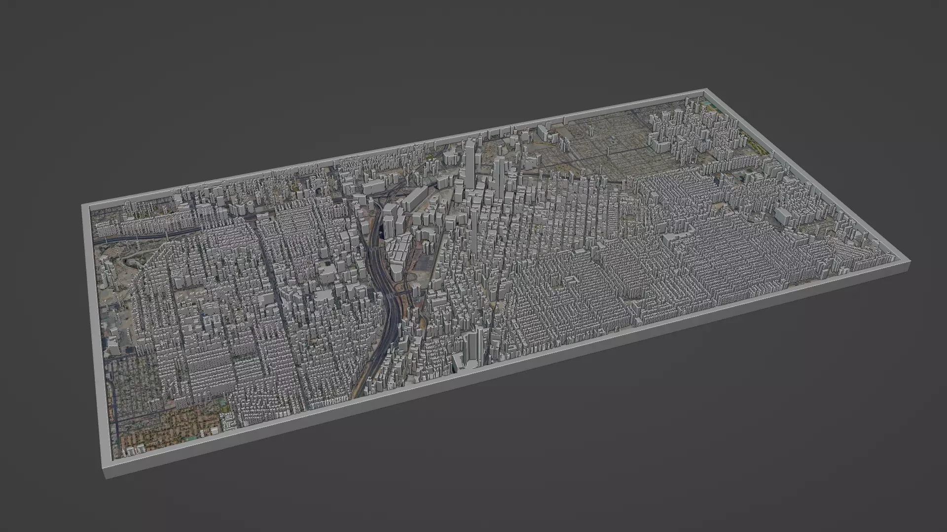 Las Vegas City Low-poly 3D model