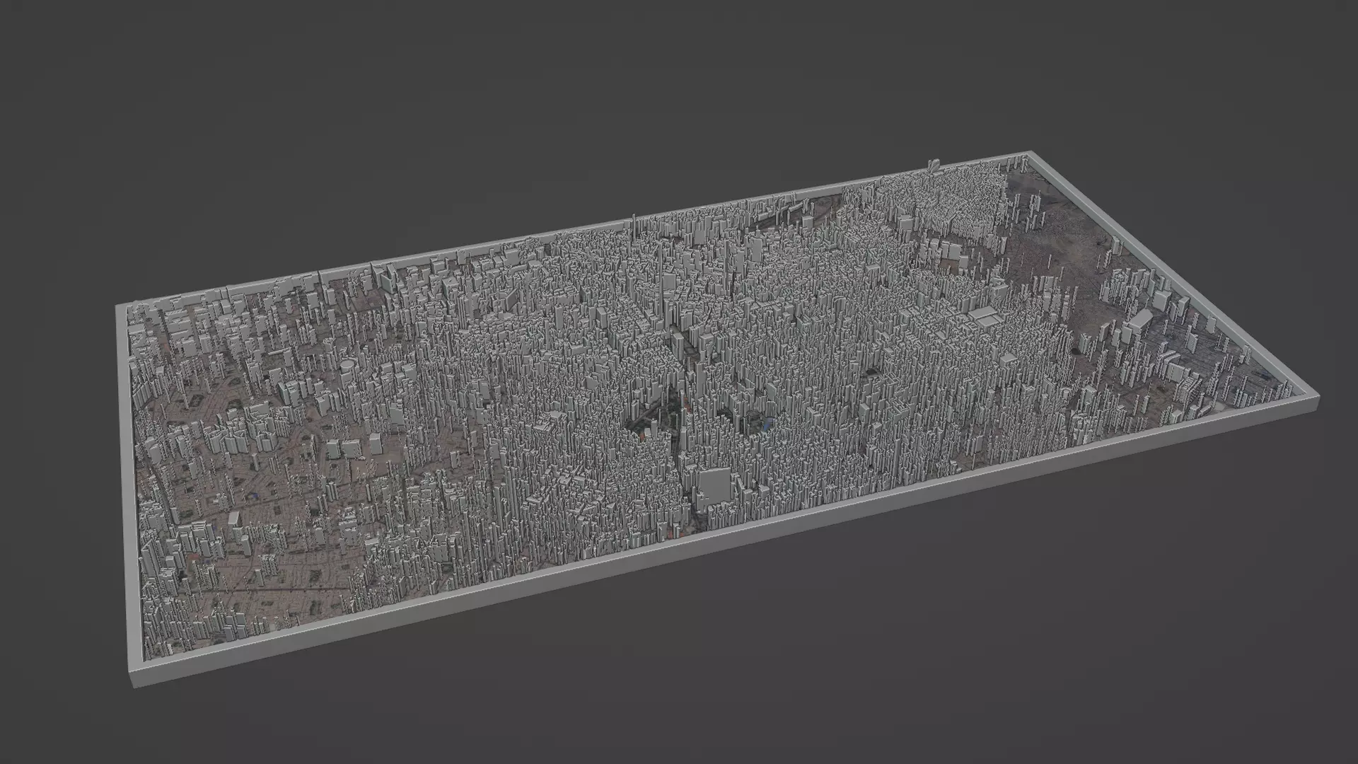 Lima City Low-poly 3D model_0