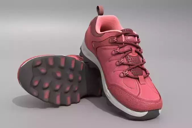 Sport Shoe EEVEE and Cycles Low-poly 3D model