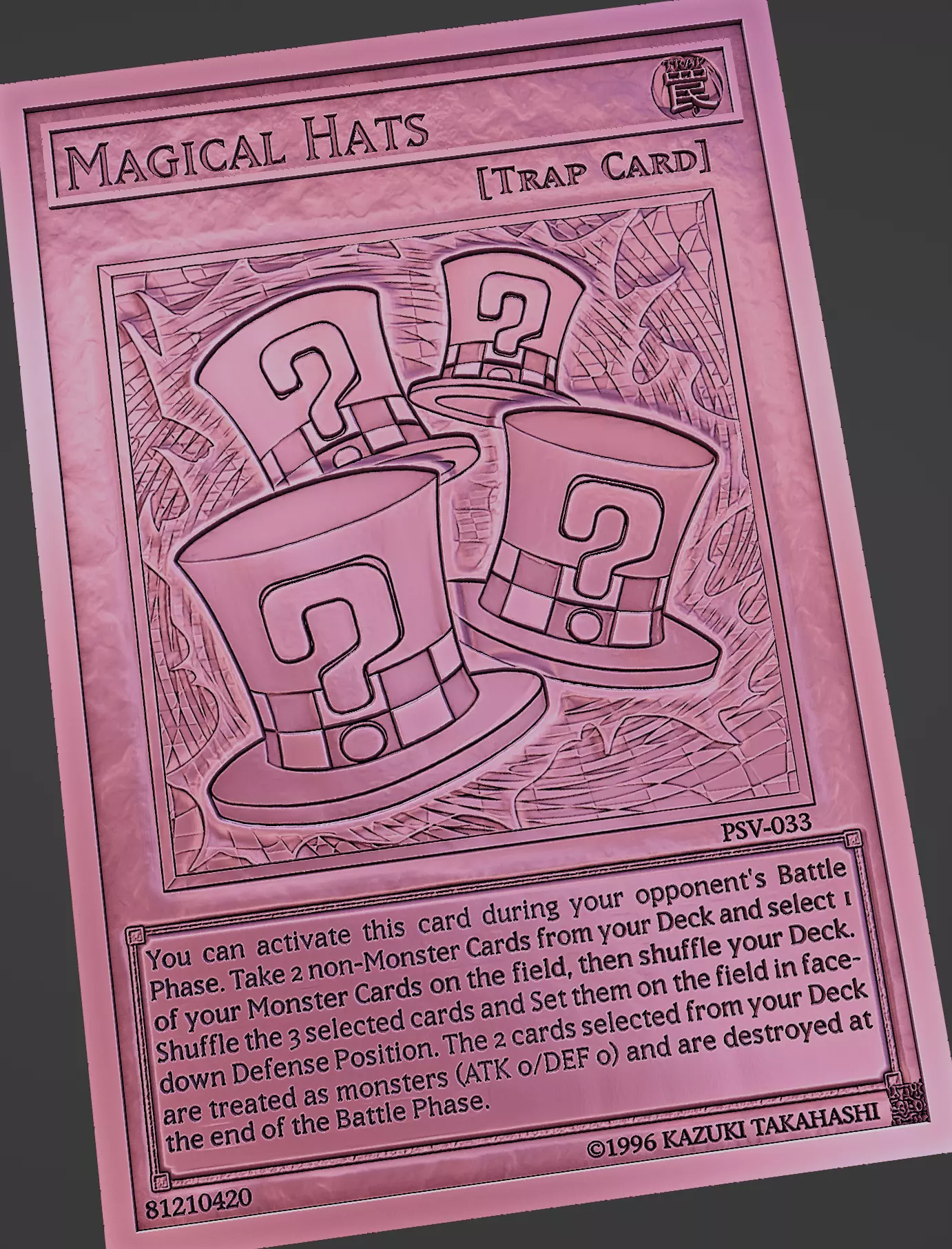 magical hats - yugioh Free 3D print model